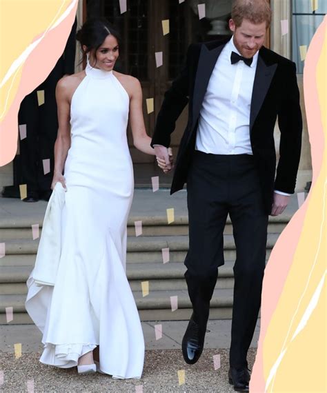 meghan markle reception dress cost.